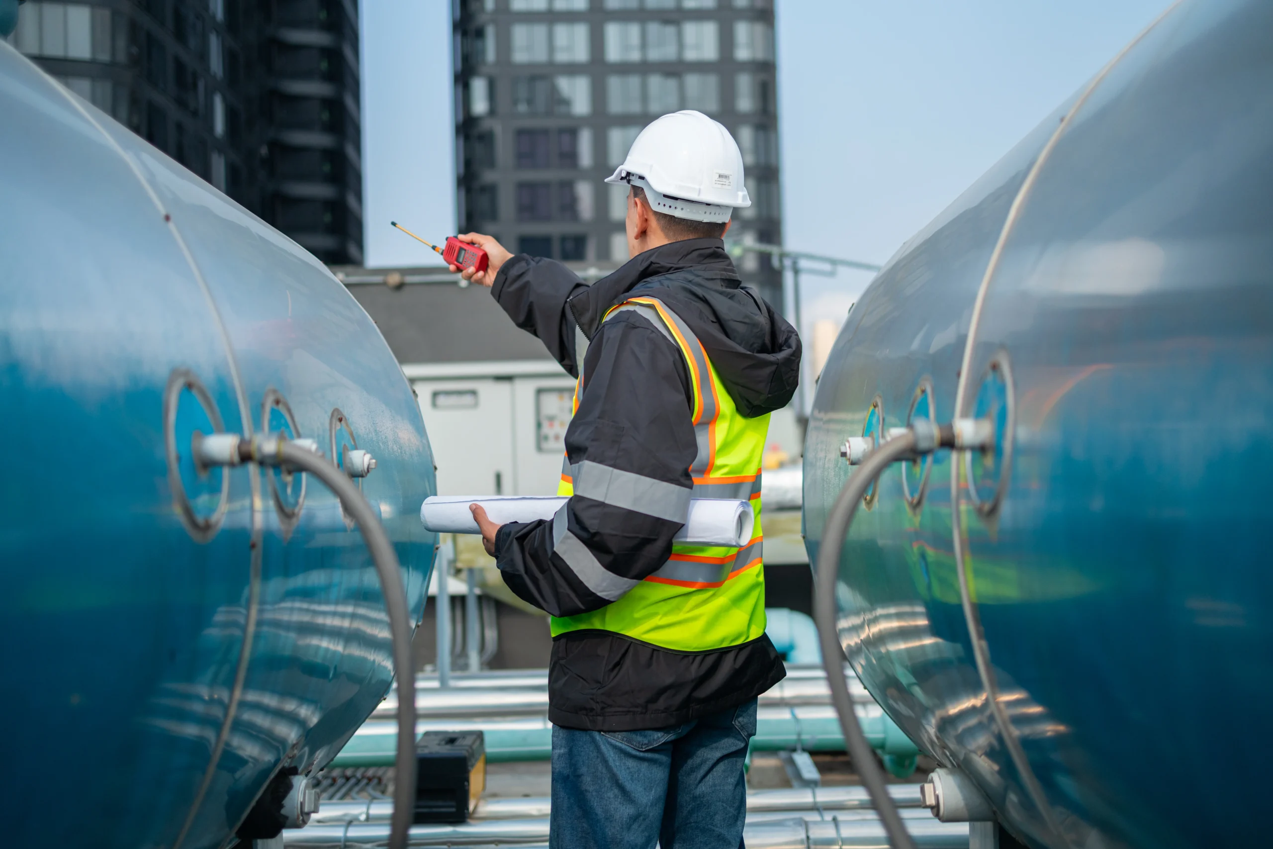 Industrial gases for construction projects