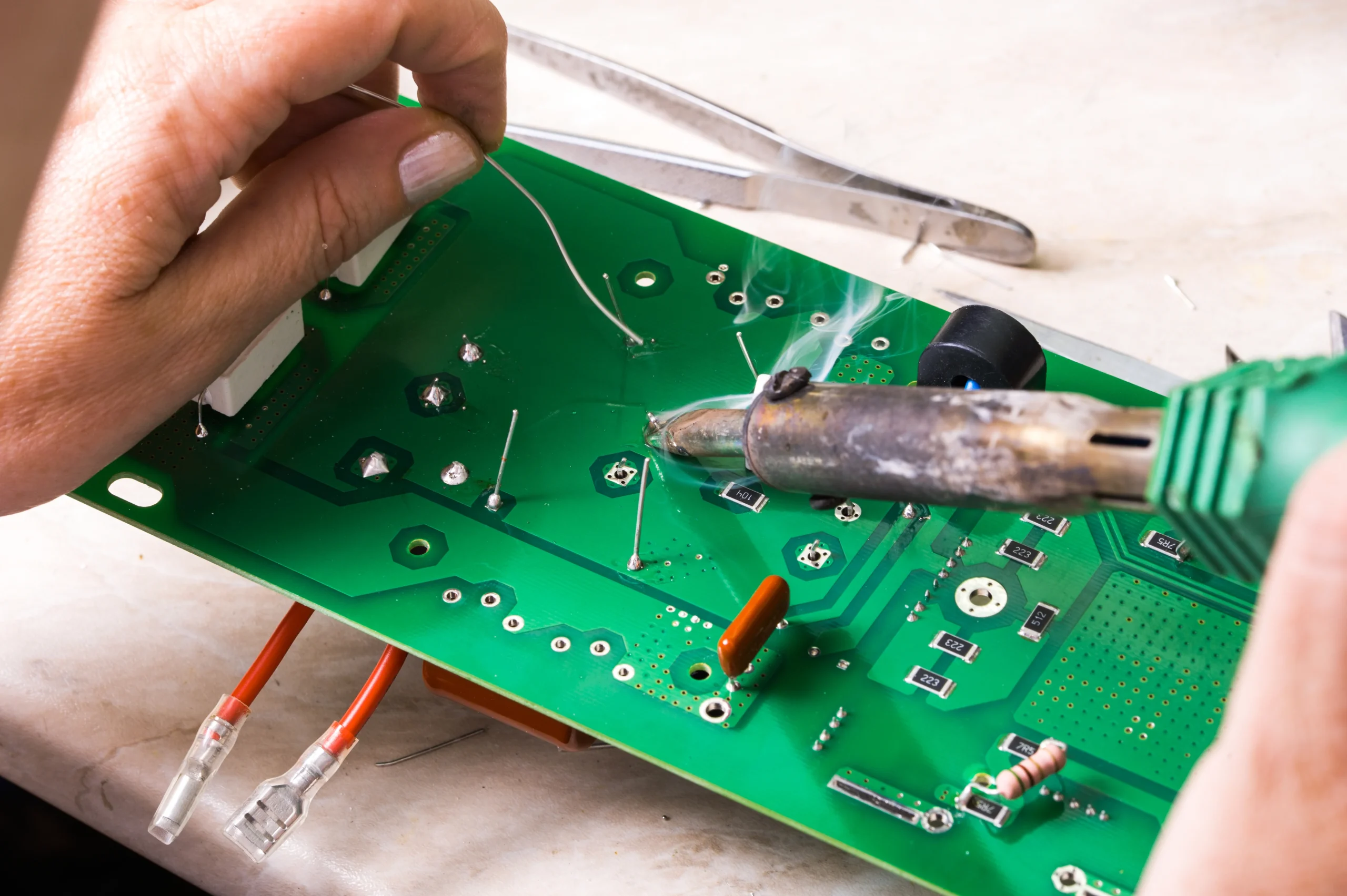 PCB assembly & reflow soldering